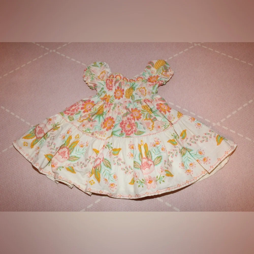 Rachel Zoe Toddler Girl 2T Dress Floral Pineapple Mommy & Me - Picture 1 of 4